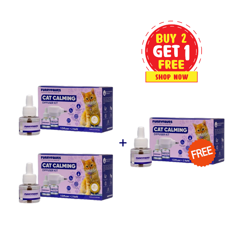 Best Seller! BUY 2 + GET 1: Furryfaves Cat Calming Diffuser Kits