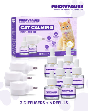 Furryfaves 3x Bundle Kit: 3 Diffusers + 6 Refills